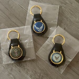 Military Emblem Keychains choice NWOT